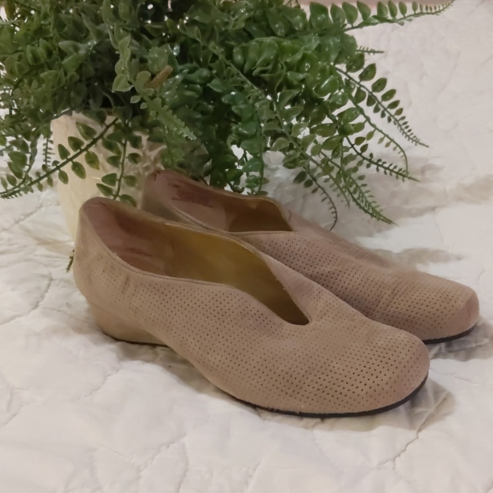 Vanelli Tan Suede Shoes